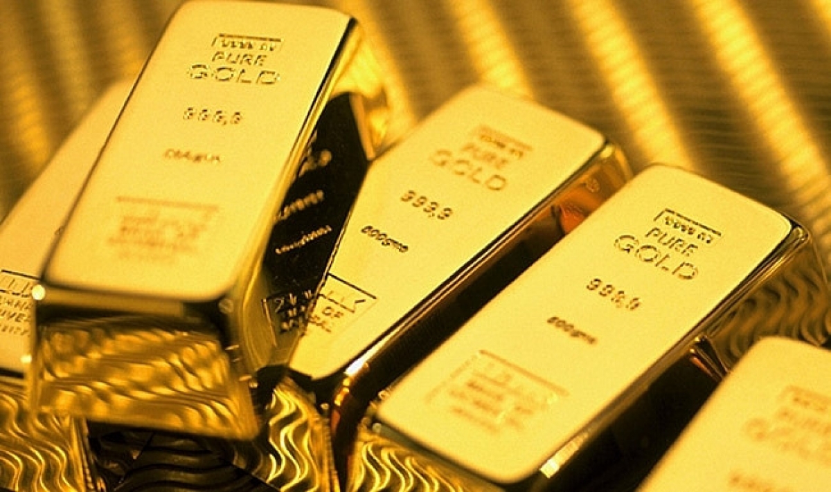 Giá vàng SJC tăng cao, ngược chiều với vàng thế giới - Ảnh 1.