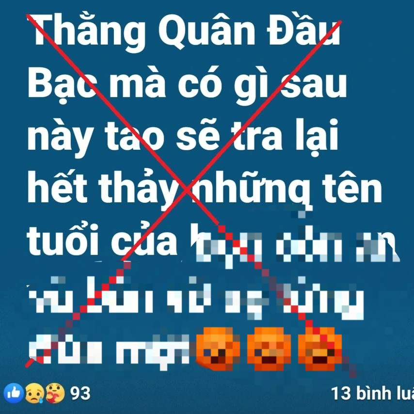 Xác định danh tính chủ tài khoản Facebook dọa bắn Giám đốc Công an tỉnh Quảng Ngãi - Ảnh 1.
