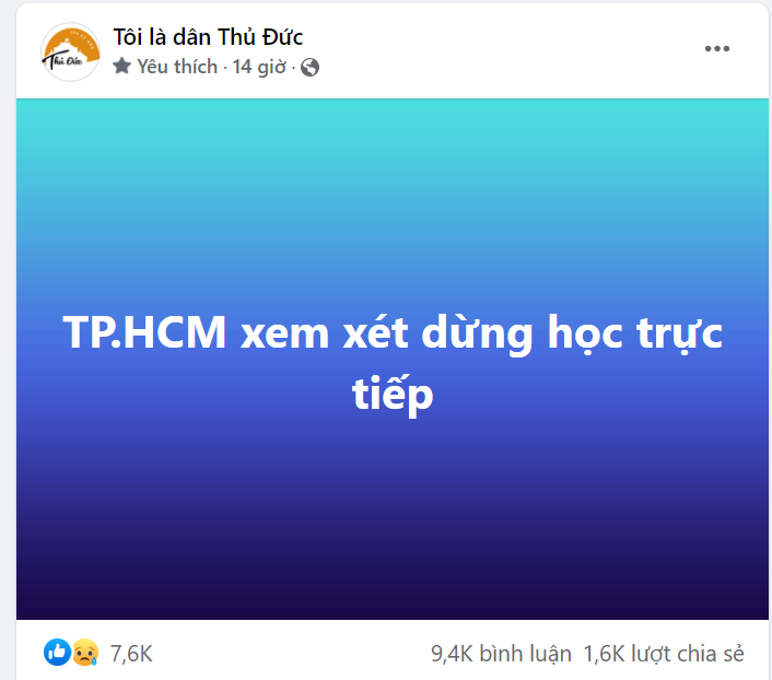 Có hay không việc TP.HCM họp khẩn để quyết định dừng học trực tiếp? - Ảnh 1.