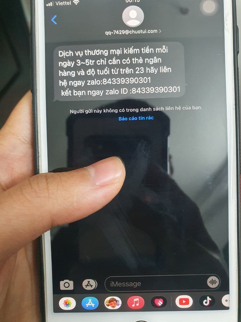 Người dùng iPhone liên tục nhận tin nhắn lừa đảo tìm việc qua iMessage, thu nhập hơn 30 triệu - Ảnh 2.