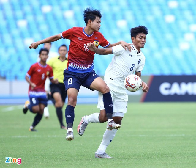 Hạ U23 Lào, U23 Thái Lan vào chung kết U23 Đông Nam Á 2022 - Ảnh 1.