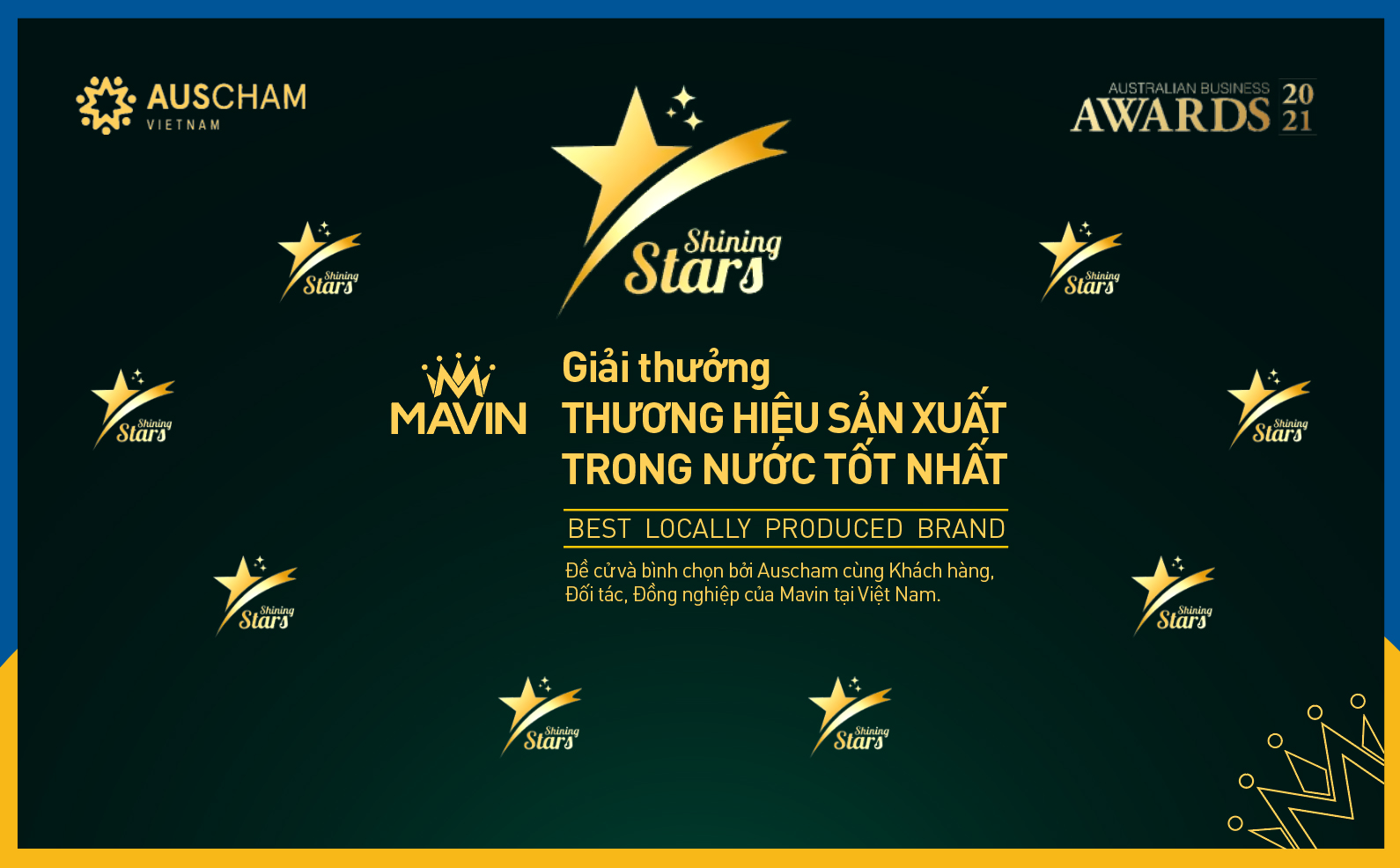 Mavin nhận giải “Thương hiệu sản xuất trong nước tốt nhất” từ Auscham VN - Ảnh 1.