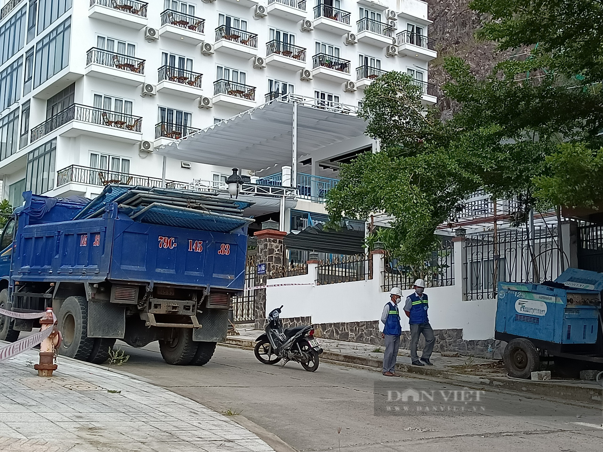 Hai công trình sai phạm tại dự án Ocean View Nha Trang đã hoàn thành việc cưỡng chế - Ảnh 1.