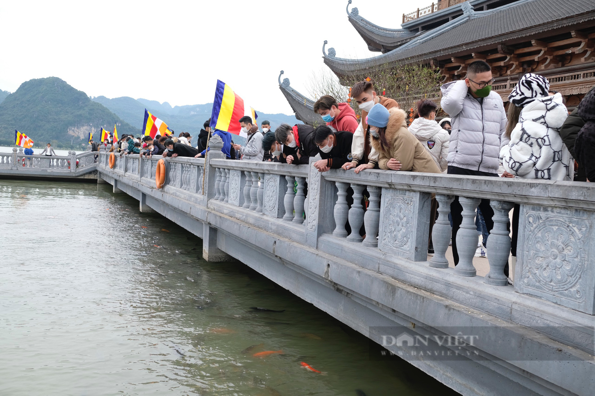 Hàng nghìn người đổ về đi lễ chùa Tam Chúc ngày mùng 3 Tết - Ảnh 8.