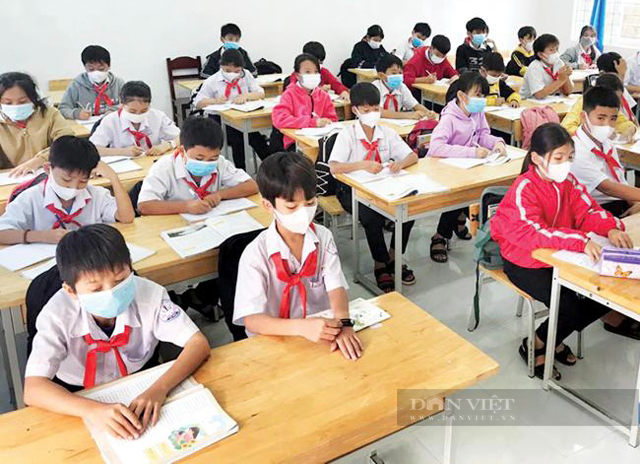 100% học sinh 3/4 bậc học được đến trường, lần đầu tiên Quảng Ngãi trở lại vùng xanh - Ảnh 1.