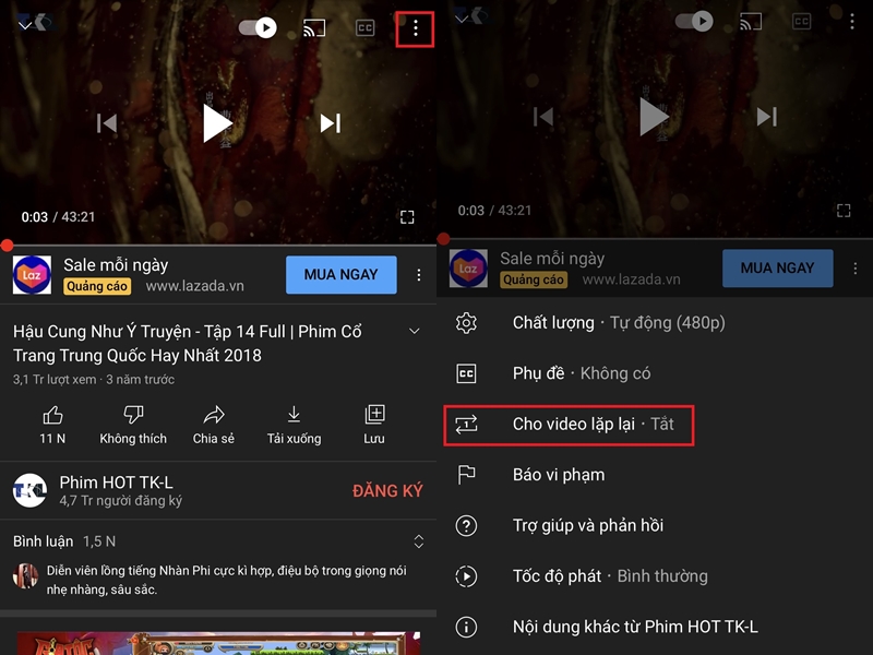 Mẹo giúp video YouTube tự phát lại trên điện thoại mà không cần động tay - Ảnh 1.