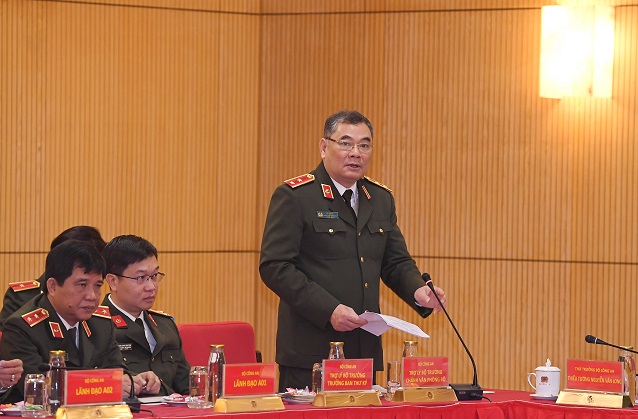 Bộ trưởng Bộ Công an Tô Lâm yêu cầu đẩy nhanh các vụ án trọng điểm - Ảnh 2.