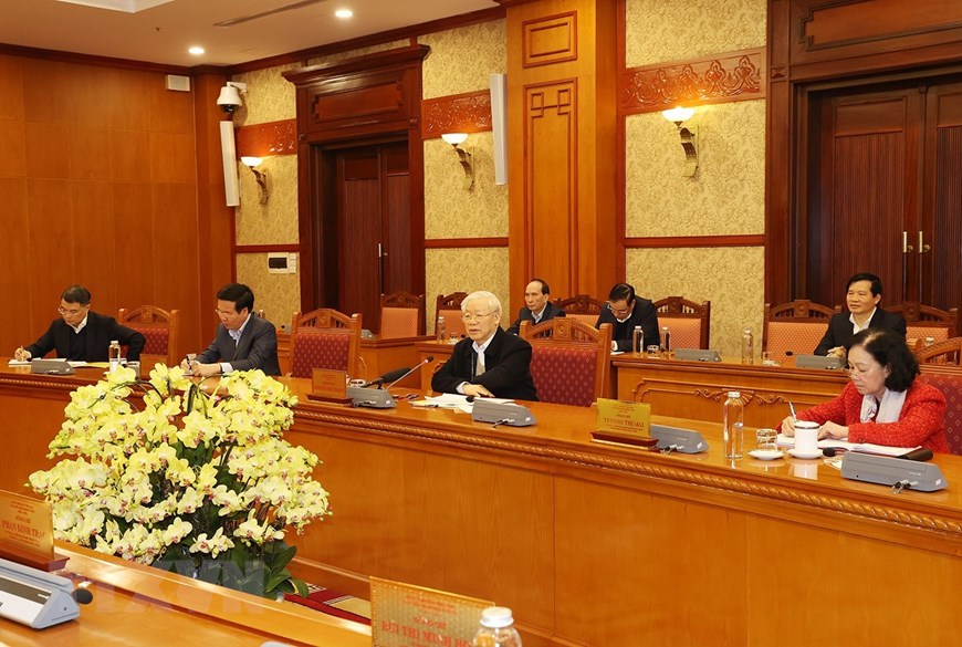 Tổng Bí thư chủ trì cuộc họp đánh giá công tác tổ chức Tết Nhâm Dần - Ảnh 8.