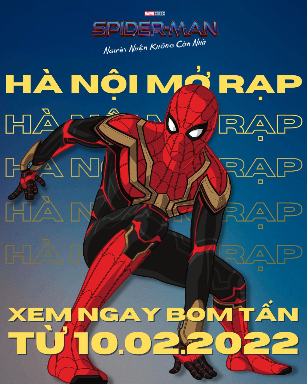 Mở cửa rạp chiếu phim Hà Nội, phim Tết Việt 2022 và bom tấn Spider-Man: No way home công chiếu từ 10/2 - Ảnh 1.