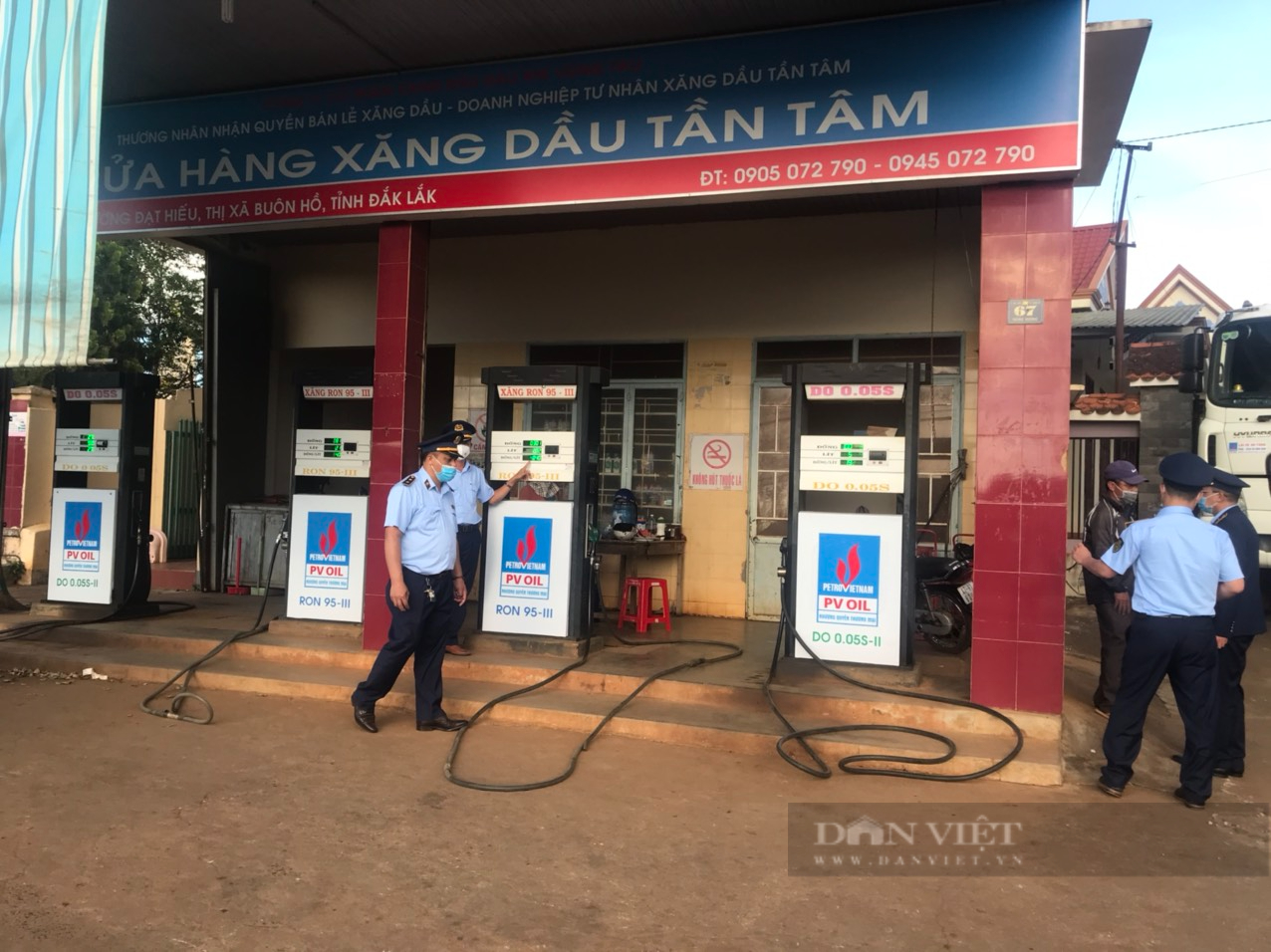 Đắk Lắk: Cục Quản lý thị trường vào cuộc phát hiện nhiều cửa hàng xăng dầu đóng cửa - Ảnh 1.