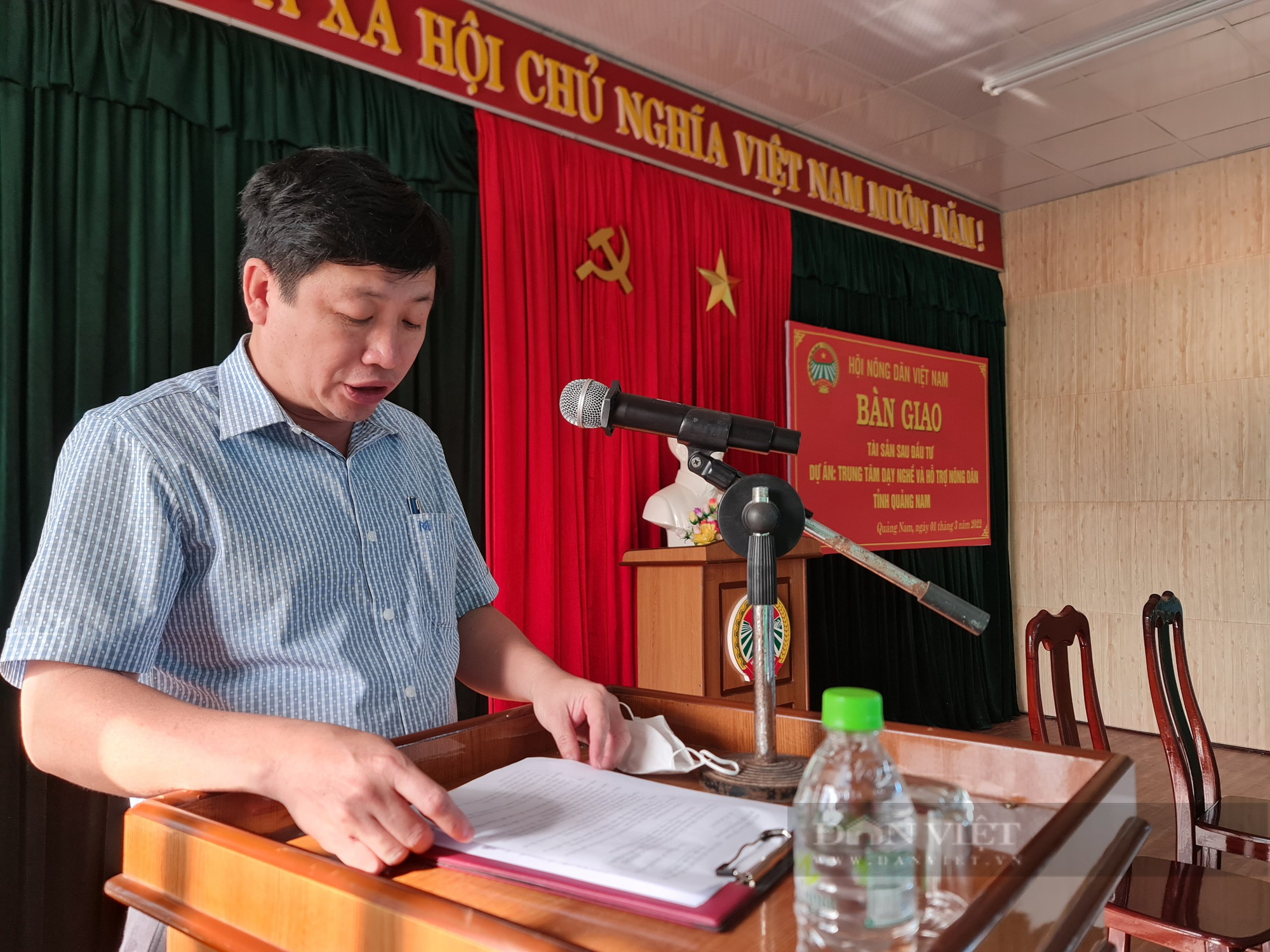 Trung ương Hội bàn giao Trung tâm Dạy nghề và Hỗ trợ nông dân Quảng Nam - Ảnh 1.