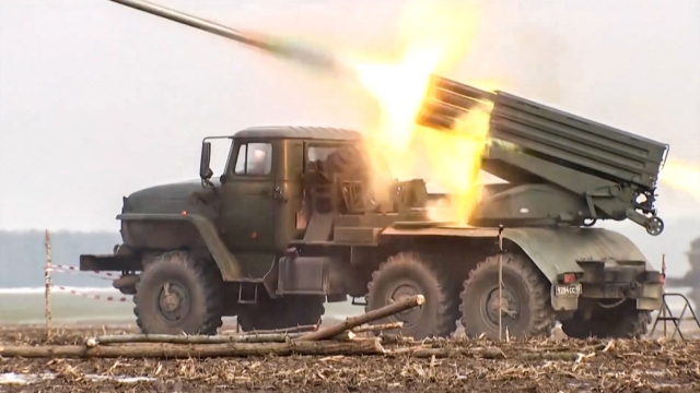 Chiến sự Nga-Ukraine: Dàn tên lửa Grad Nga đang dùng để dội 'mưa' rocket vào Ukraine - Ảnh 1.