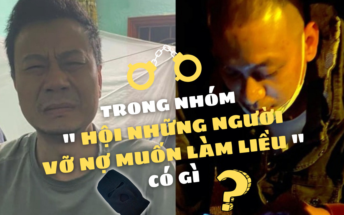 Từ các vụ cướp ngân hàng tại Hà Nội: Trong nhóm "hội những người vỡ nợ muốn làm liều" có gì?