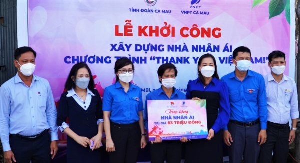 VNPT Cà Mau khởi công xây dựng nhà nhân ái  - Ảnh 1.