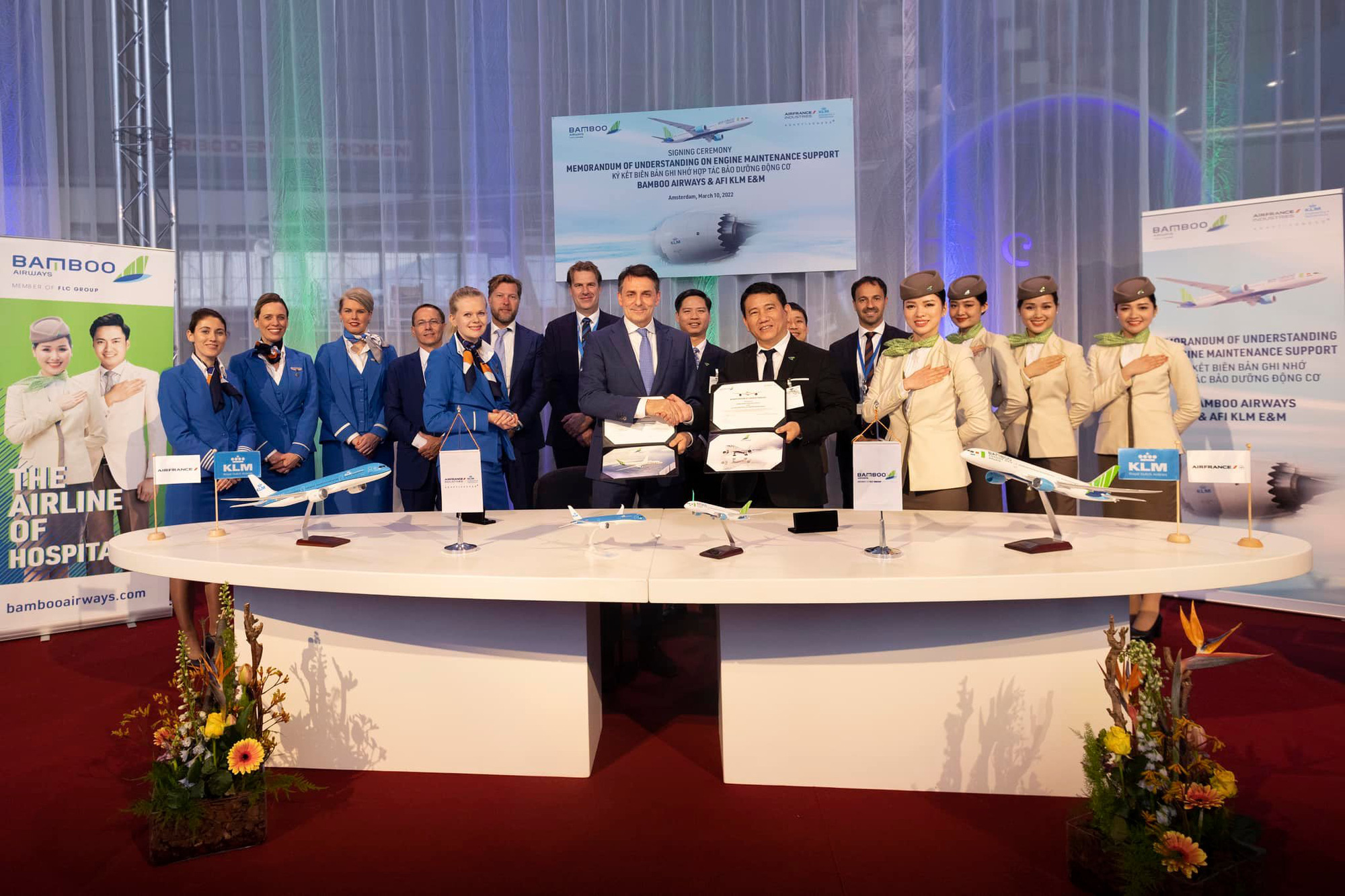 Bamboo Airways ký thoả thuận hợp tác 750 triệu USD với Công ty kỹ thuật và bảo dưỡng máy bay hàng đầu thế giới - Ảnh 1.
