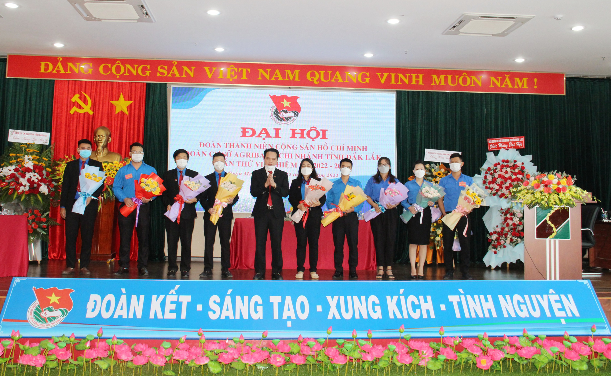 Đoàn cơ sở Agribank chi nhánh tỉnh Đắk Lắk tổ chức Đại hội lần thứ VII, nhiệm kỳ 2022 - 2027 - Ảnh 3.