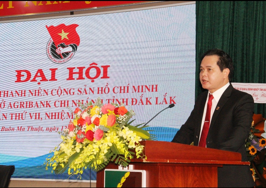 Đoàn cơ sở Agribank chi nhánh tỉnh Đắk Lắk tổ chức Đại hội lần thứ VII, nhiệm kỳ 2022 - 2027 - Ảnh 1.