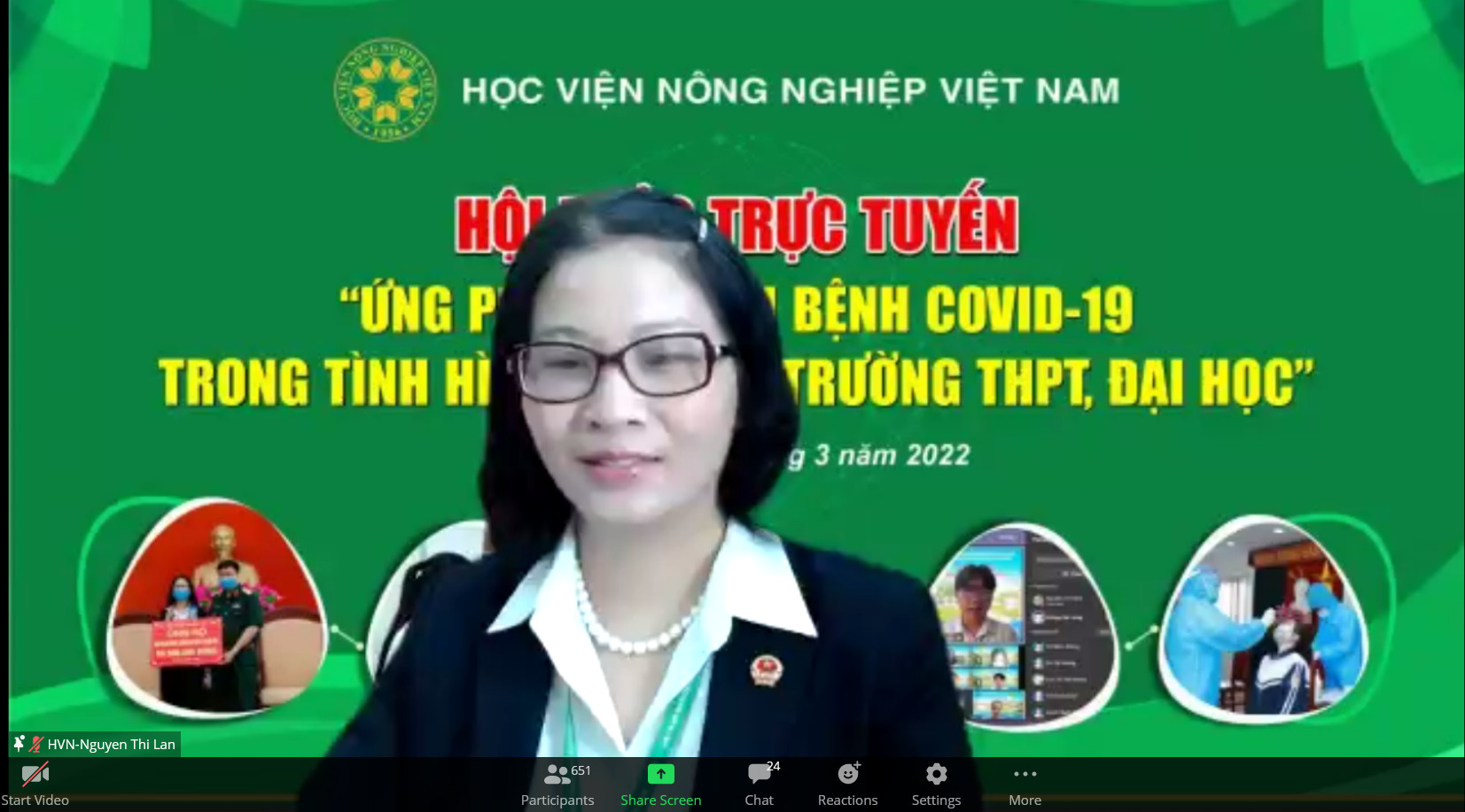 Học viện Nông nghiệp Việt Nam cùng các trường phổ thông bàn cách dạy - học an toàn trong dịch Covid-19 - Ảnh 1.