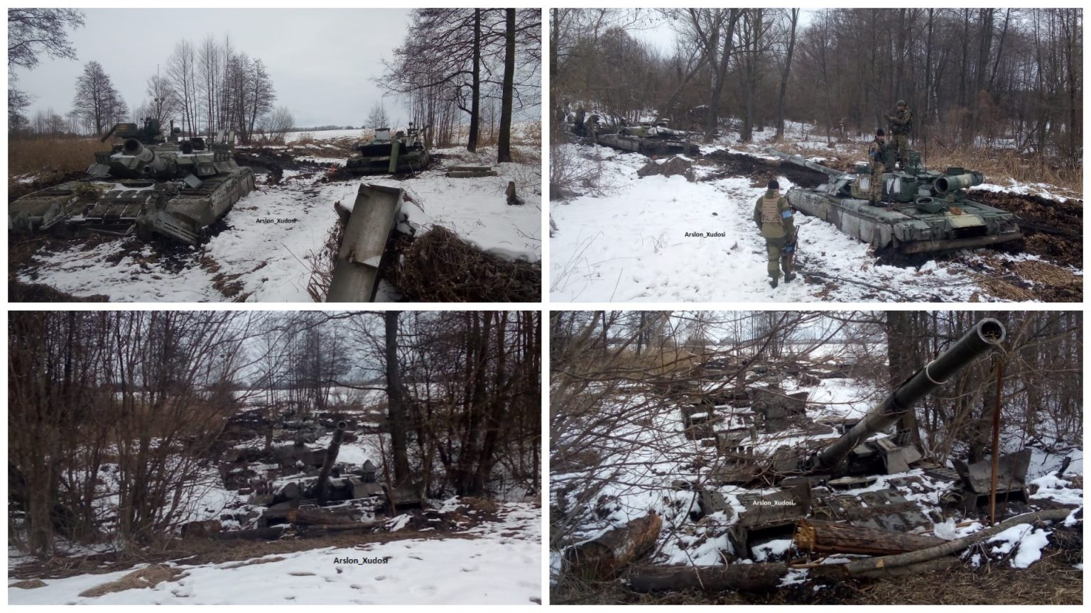 Chiến sự Nga-Ukraine: Xe tăng mắc kẹt trong bùn lầy, Nga &quot;biếu không&quot; quân đội Ukraine - Ảnh 1.