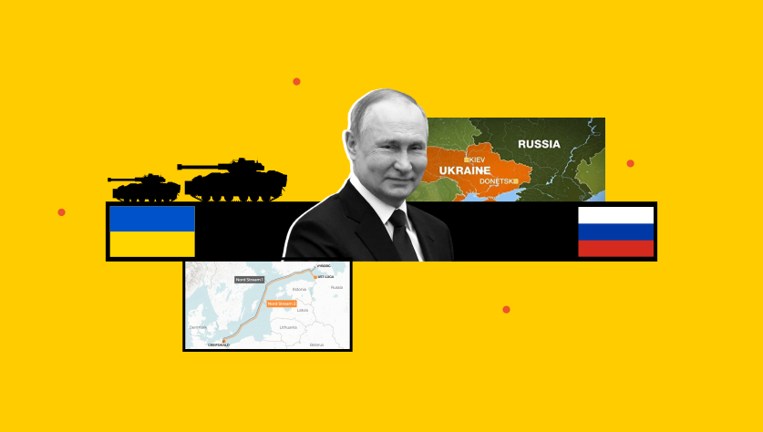 Cuộc chiến sự Nga-Ukraine có thể là một 'kẻ thay đổi cuộc chơi' kinh tế toàn cầu. Ảnh:@AFP.