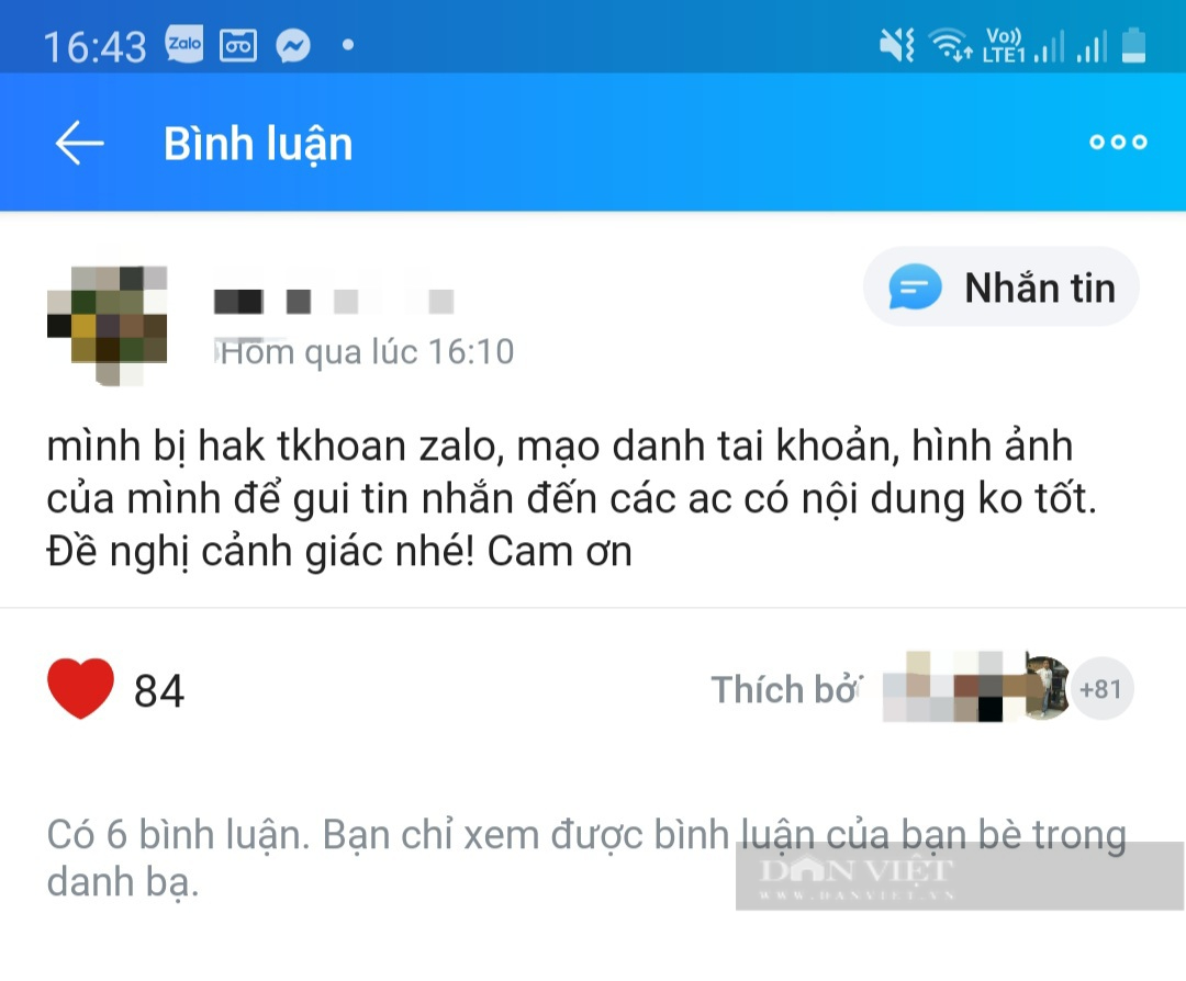 Nhiều lãnh đạo chủ chốt ở Quảng Nam bị giả mạo facbook, zalo - Ảnh 1.