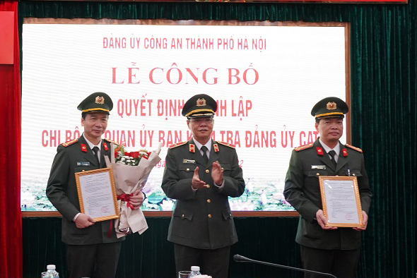 Nguyên Trưởng phòng Cảnh sát Hình sự Hà Nội được chỉ định làm Bí thư Chi bộ đơn vị mới - Ảnh 1.