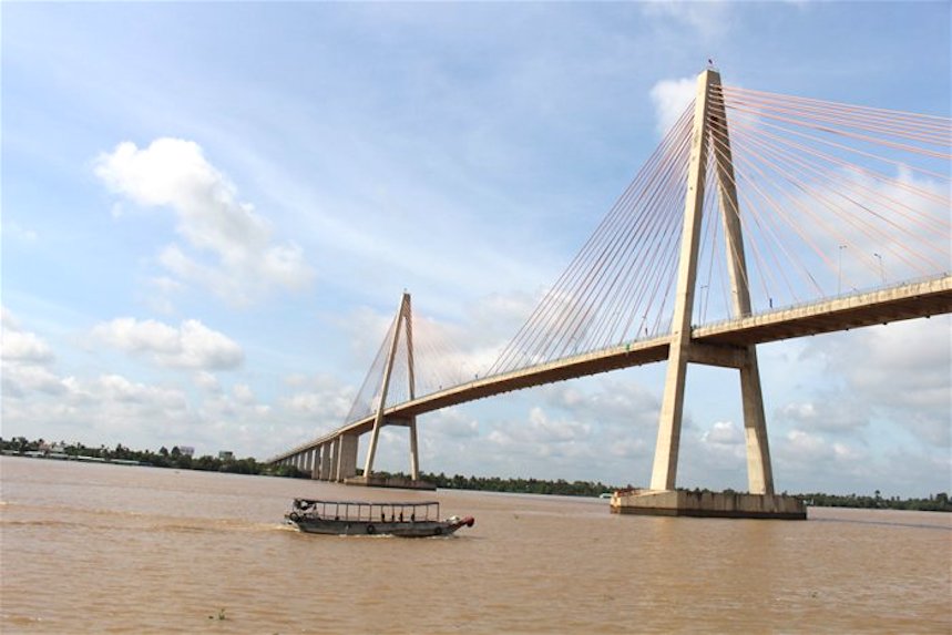 Ngày 29-3 khởi công xây cầu Rạch Miễu 2 - Ảnh 1.