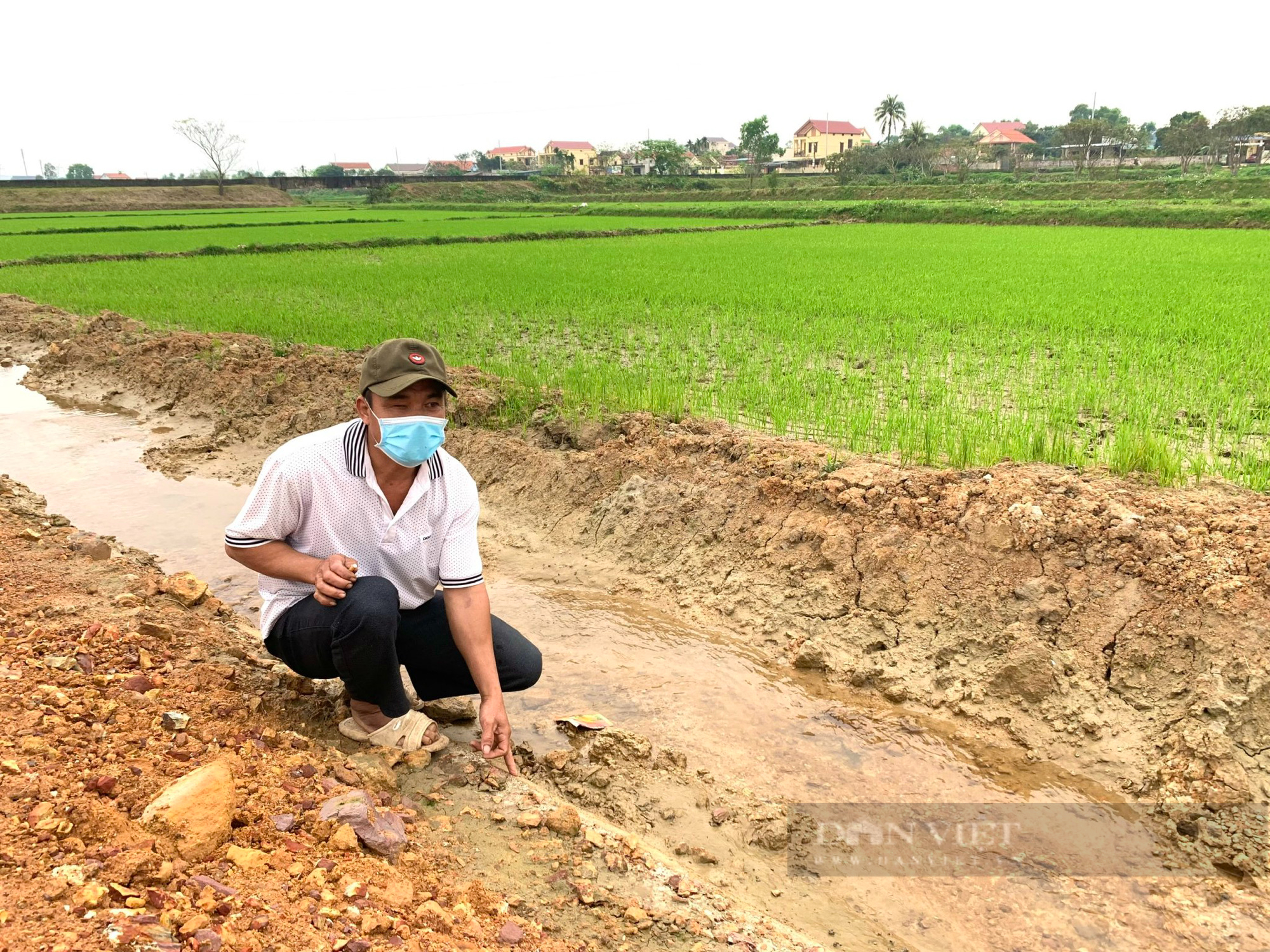 Quảng Bình: Dự án làm đường hơn trăm tỷ đồng lấn đất ruộng của nông dân - Ảnh 1.