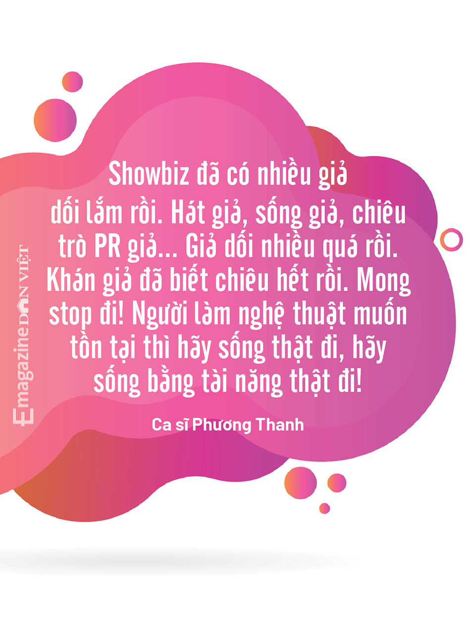 Ca sĩ Phương Thanh: Showbiz đã có nhiều giả dối, người làm nghệ thuật muốn tồn tại hãy sống thật, sống bằng tài năng - Ảnh 13.