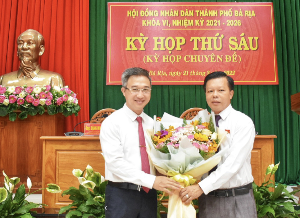 Ông Trần Thanh Dũng được bầu giữ chức Chủ tịch UBND TP. Bà Rịa - Ảnh 1.