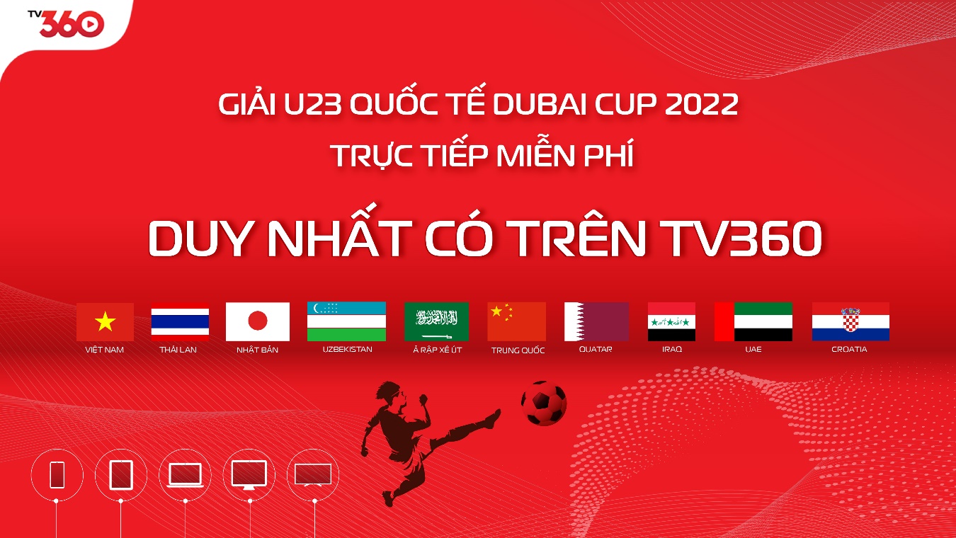 Viettel đã có bản quyền truyền hình U23 Dubai Cup, khán giả có thể chọn bình luận viên xem U23 Việt Nam - Ảnh 1.
