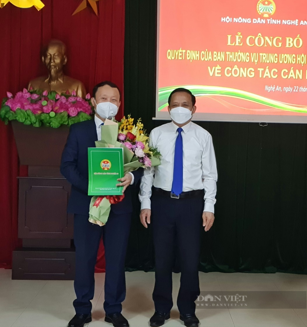Nghệ An: Công bố Quyết đinh bổ nhiệm Phó Chủ tịch Hội Nông dân tỉnh - Ảnh 1.