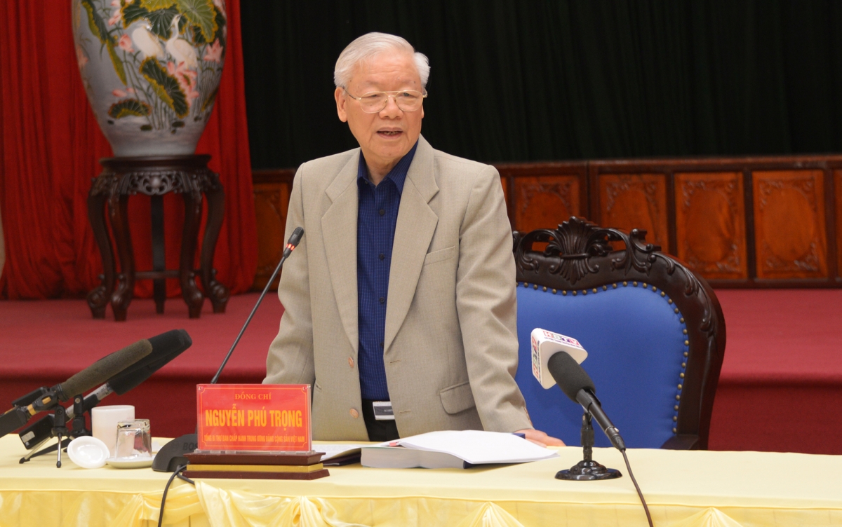 Tổng Bí thư Nguyễn Phú Trọng: Năm 2022, dự báo vẫn còn nhiều khó khăn, thách thức - Ảnh 1.