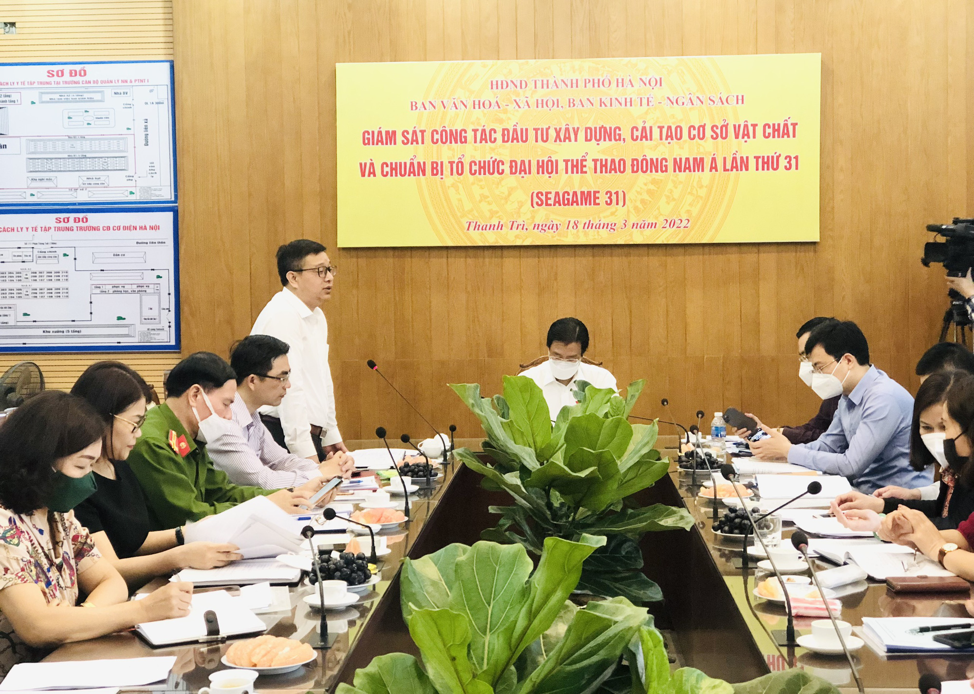 Huyện Thanh Trì hoàn thiện cơ sở vật chất chuẩn bị cho SEA Games 31 - Ảnh 5.
