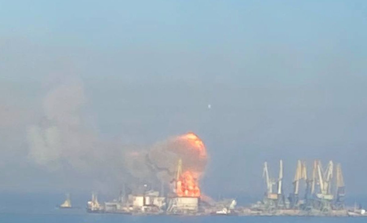 Ukraine tuyên bố phá huỷ tàu đổ bộ lớn của Nga - Ảnh 2.