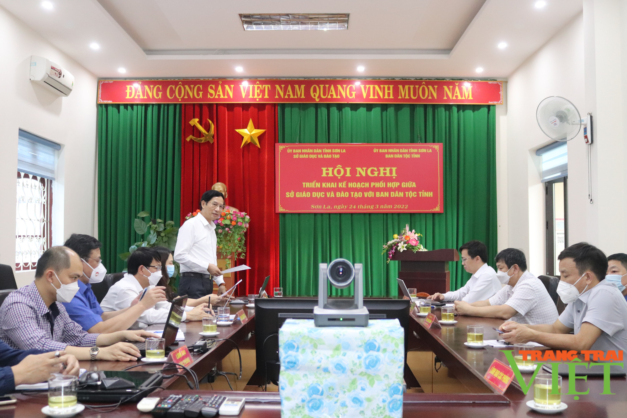 Sơn La: Hội nghị triển khai kế hoạch phối hợp công tác giữa Sở GDĐT tỉnh với Ban Dân tộc tỉnh - Ảnh 1.