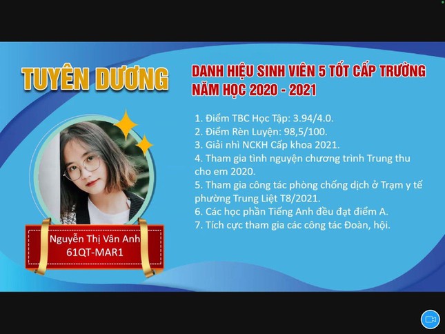 Choáng với bảng điểm xuất sắc &quot;toàn A&quot; của nữ sinh ngành Quản trị kinh doanh   - Ảnh 4.