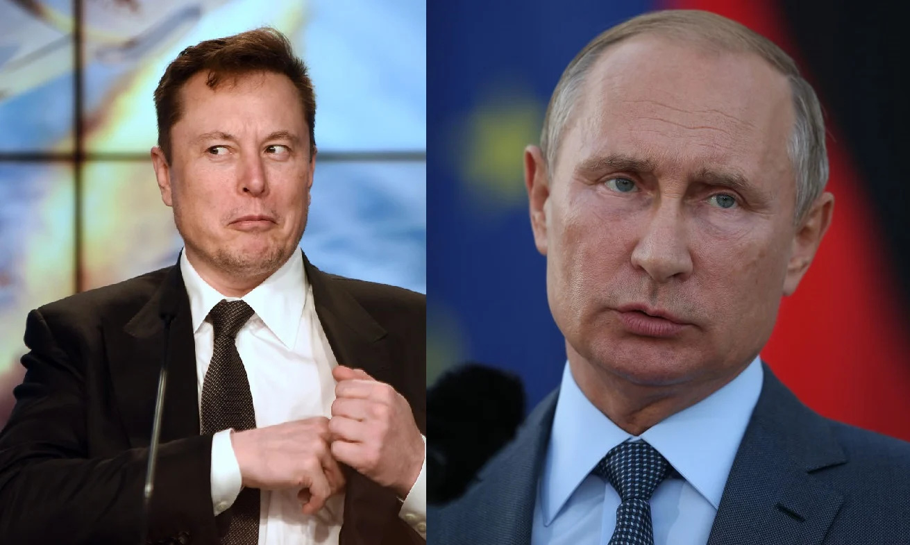 Elon Musk là người giàu nhất trong kỷ lục, nhưng anh ấy cho rằng Putin có thể giàu hơn. Ảnh: @AFP.