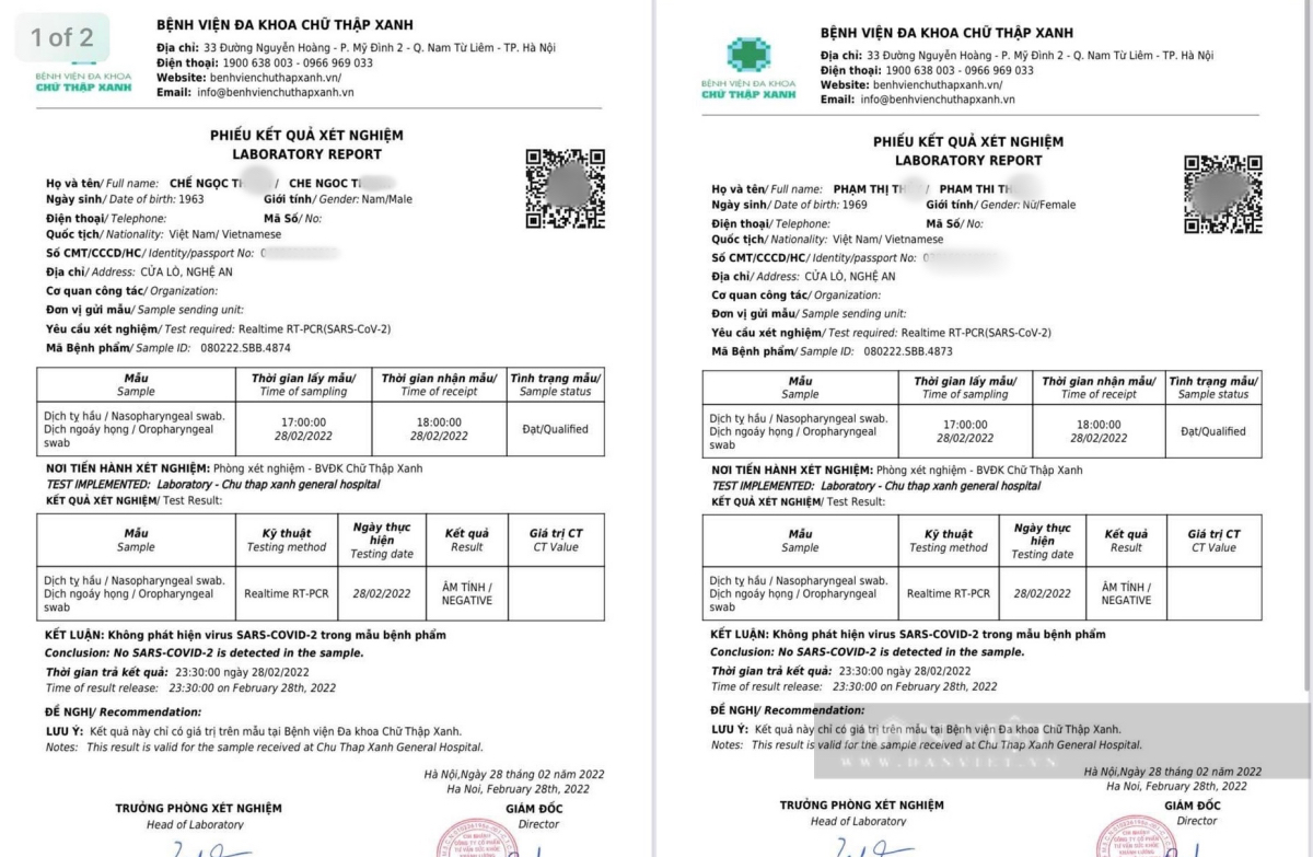 Khách phản ánh xét nghiệm là dương trong khi ở nơi khác âm tính SARS-CoV-2, BV Hồng Ngọc nói gì? - Ảnh 3.