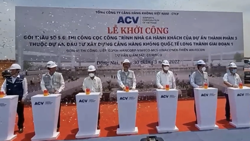 Đồng Nai: Khởi động gói thầu thi công cọc công trình nhà ga hành khách sân bay Long Thành - Ảnh 1.