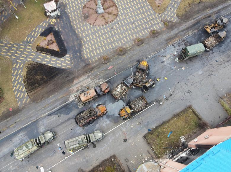Những &quot;pháo đài di động&quot; của Nga bị phá hủy ở Ukraine - Ảnh 1.