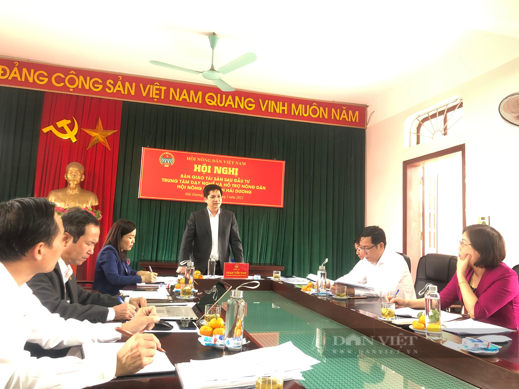 Trung ương Hội NDVN bàn giao Trung tâm Dạy nghề và Hỗ trợ nông dân cho Hội ND tỉnh Hải Dương quản lý - Ảnh 3.