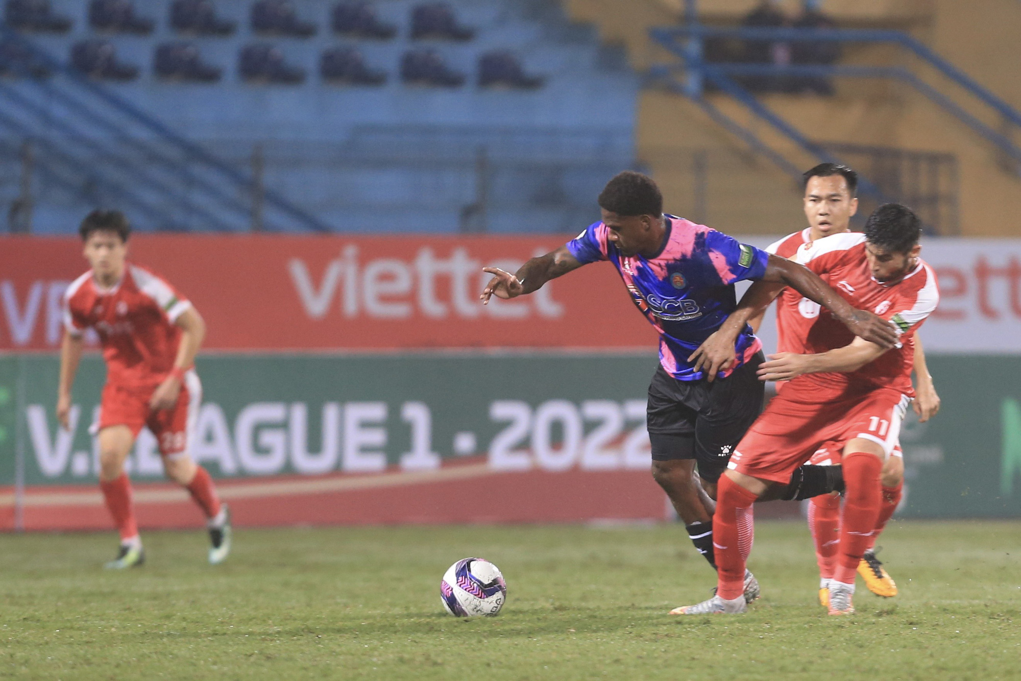 Kết quả vòng 3 Night Wolf V.League 2022: CLB Viettel soán ngôi Hải Phòng - Ảnh 1.