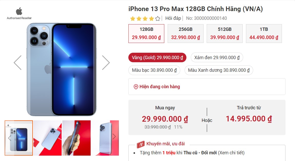 Nghịch lý: iPhone 12 Pro Max cao hơn iPhone 13 Pro Max tại Việt Nam - Ảnh 1.