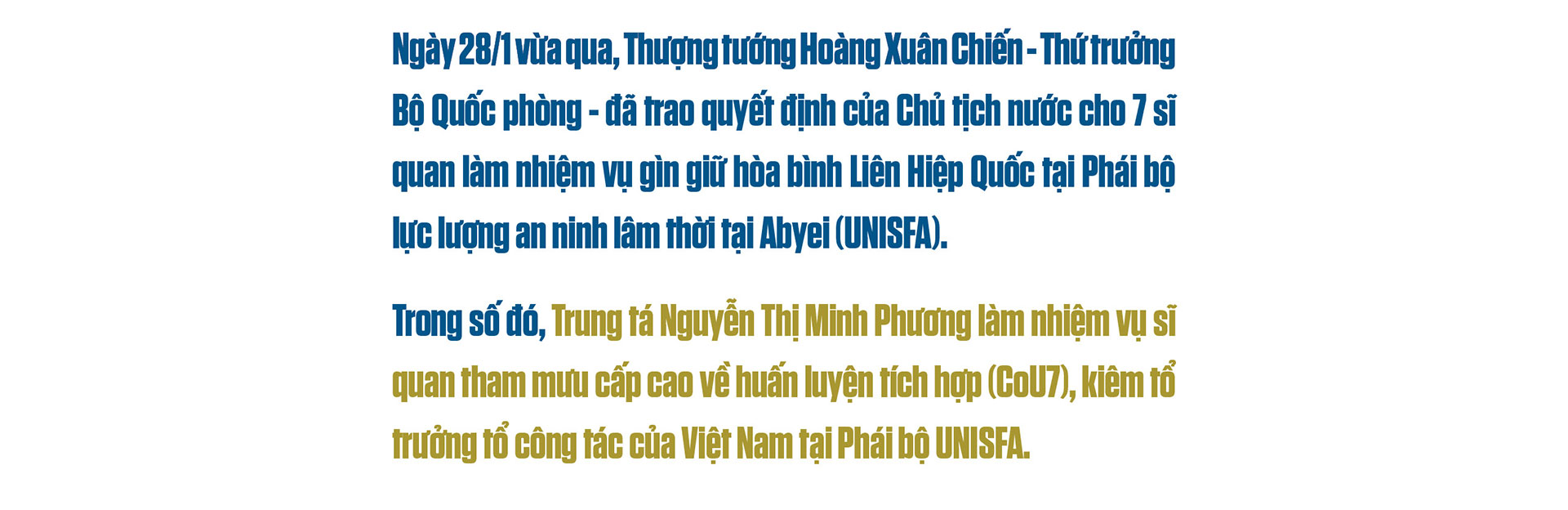 Trung tá Nguyễn Thị Minh Phương: “Miss Việt Nam” nơi vùng chiến sự - Ảnh 18.