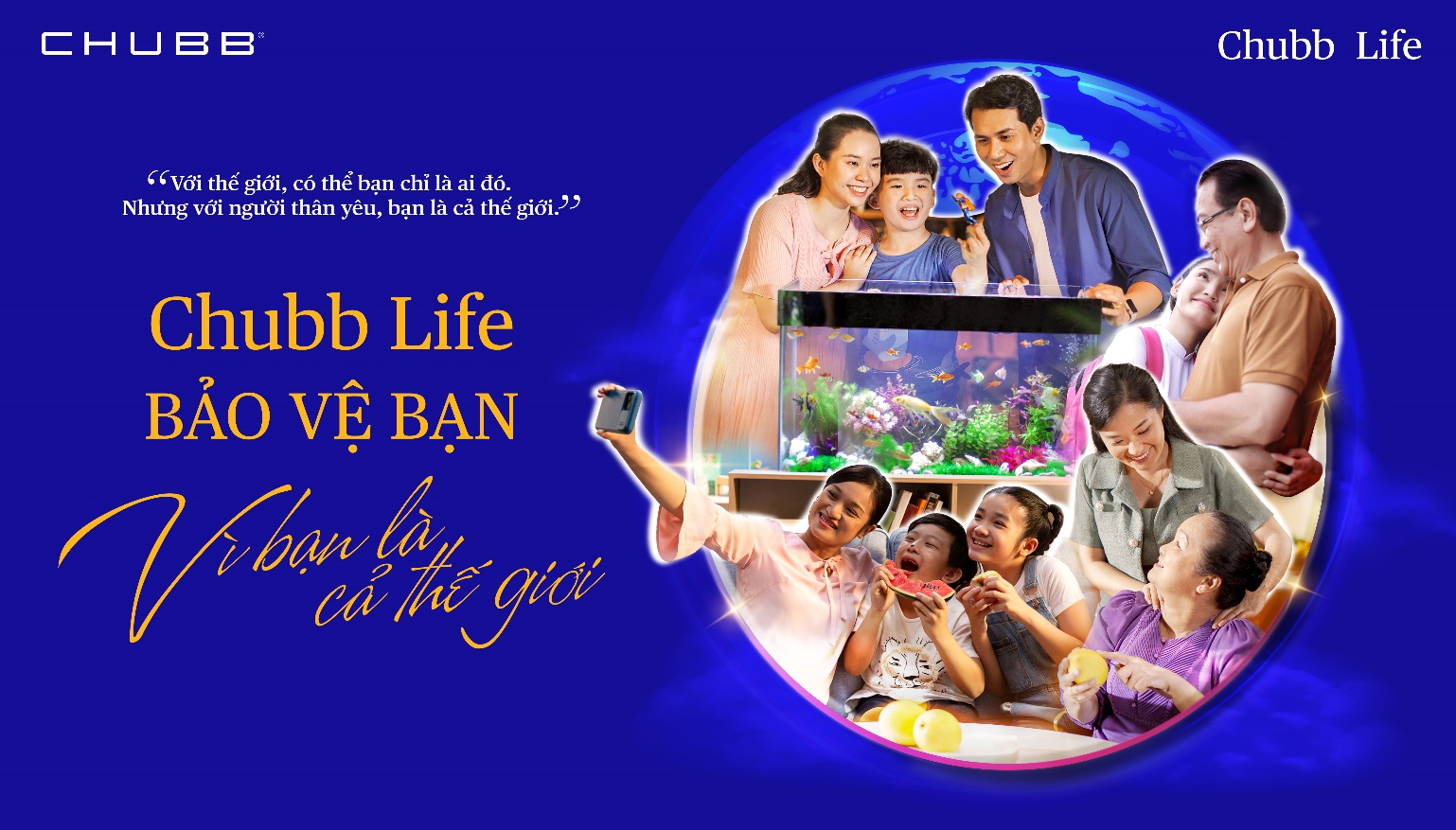 Thông điệp được Chubb Life Việt Nam truyền tải qua chiến dịch truyền thông “Vì bạn là cả thế giới&quot; - Ảnh 1.