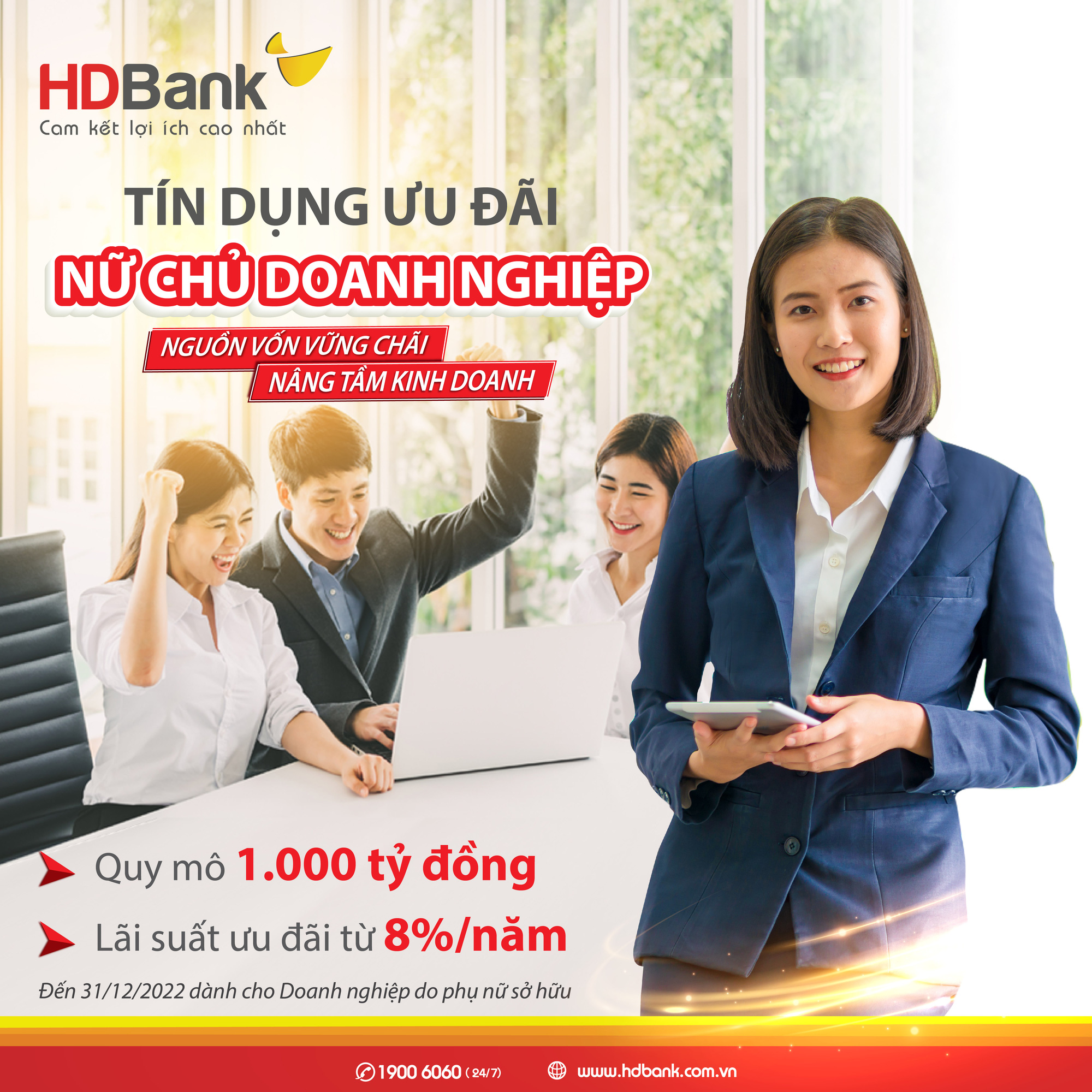 Đón 8/3, HDBank dành hơn 1.000 tỷ đồng ưu đãi lãi suất và hàng ngàn quà tặng đến khách hàng nữ - Ảnh 2.