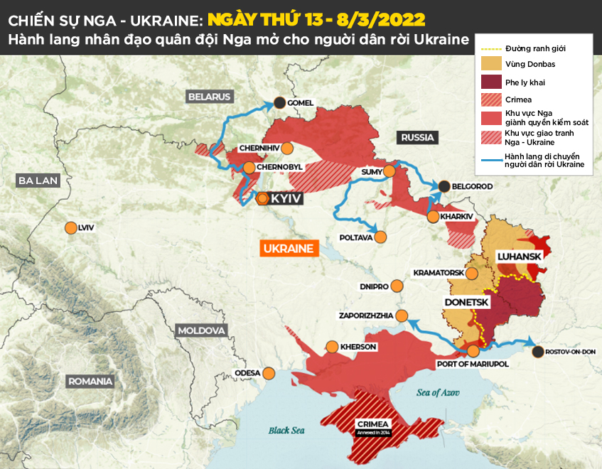 Chiến sự Nga - Ukraine ngày 9/3: Nga tăng cường ném bom, Mỹ nói Nga đã thiệt hại 8 - 10% khí tài ở Ukraine - Ảnh 5.