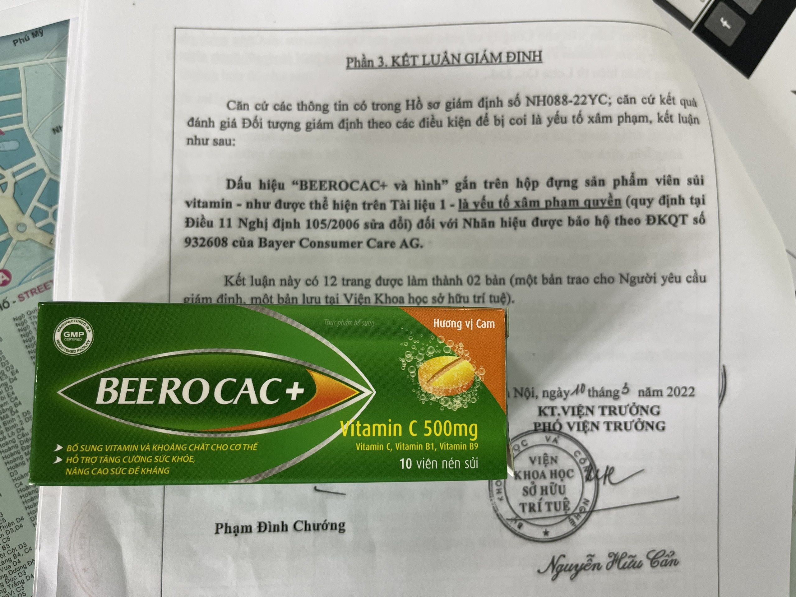 Vitamin BEEROCAC+ có dấu hiệu xâm phạm quyền của Bayer Consumer Care AG bị thu giữ - Ảnh 2.