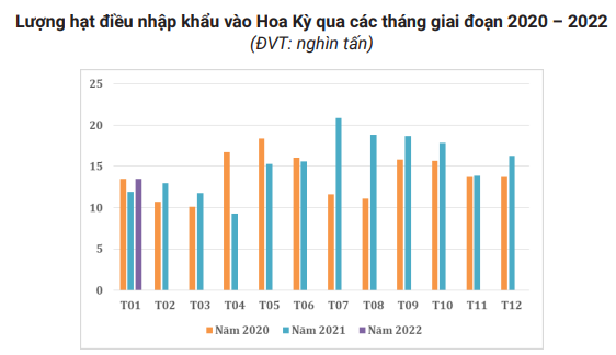 Thị phần hạt điều của Việt Nam tại Hoa Kỳ đang bị thu hẹp một cách lo ngại - Ảnh 1.